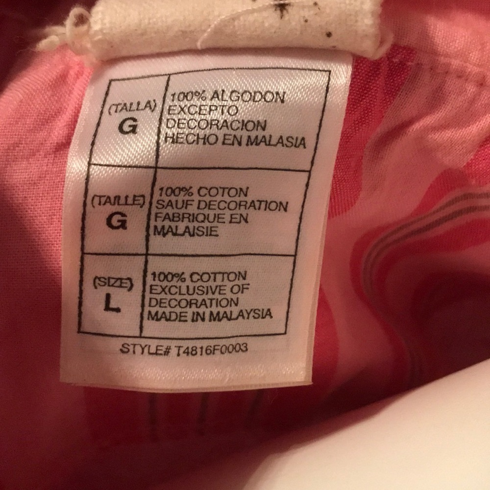 The Disney Store Pink Seven Dwarfs Pajama Shirt LG - Picture 5 of 5